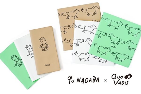Yu NAGABA × Quo Vadis　コラボレーションダイアリー発売
