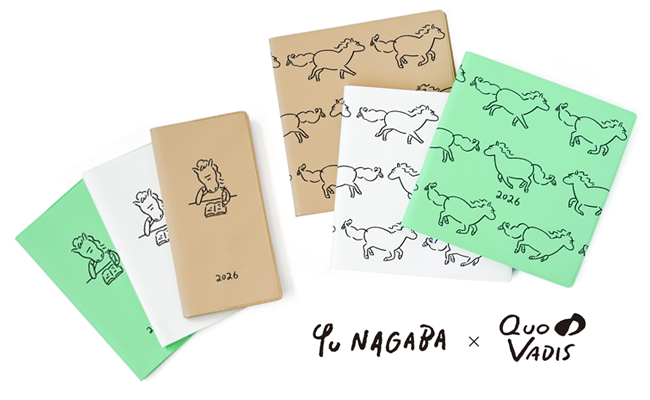 Yu NAGABA × Quo Vadis　コラボレーションダイアリー発売