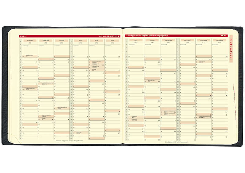 2022年版 Executive Notes エグゼクティブノート Yu Nagaba クオバディス ジャパン オンラインショップ