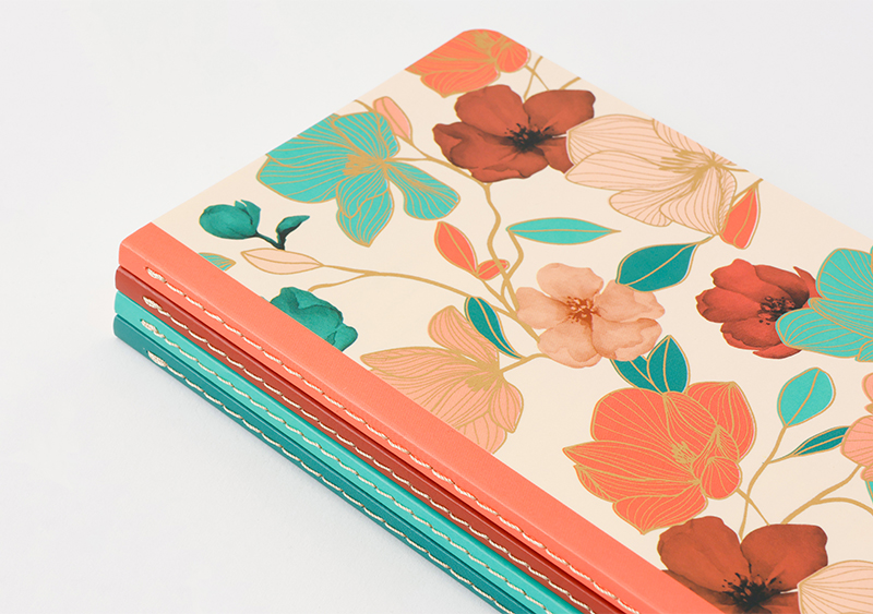 ガイア 糸綴じノート 9×14cm 横罫 クオバディス・ジャパン オンライン